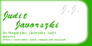 judit javorszki business card